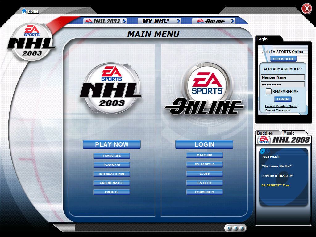 NHL 2003 screenshot 5 for Xbox